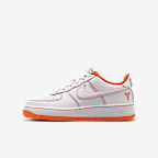 White/Safety Orange/White