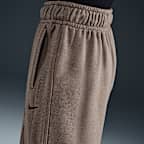 Pants de French Terry de tiro medio oversized con dobladillo abierto para mujer Nike Sportswear