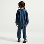 나이키 E1D1 리틀키즈 프렌치 테리 투피스 그래픽 크루 세트