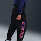 Conjunto de 2 piezas de sudadera con gorro de tejido Fleece ligero infantil Nike Glow With Me