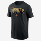 Pittsburgh Pirates City Connect Wordmark Men's Nike MLB T-Shirt - Black