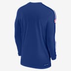 New York Giants Sideline Coach Men's Nike Dri-FIT NFL Long-Sleeve Top