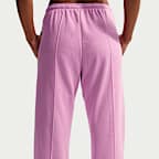 Pants de French Terry de tiro medio con dobladillo abierto para mujer Nike Sportswear Chill Terry