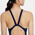 Traje de baño de una sola pieza con diseño Fastback Nike HydraStrong Solid