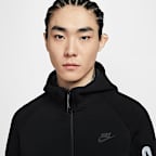 ナイキ テック メンズ フルジップ フリース ウィンドランナー ジャケット リフレクティブ (再帰反射) デザインのアクセント付き