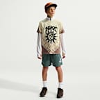 Playera de básquetbol para niños talla grande Nike