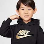 Sudadera con gorro sin cierre infantil Nike Sportswear Club Fleece