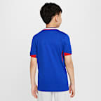 FFF (Men's Team) 2024/25 Stadium Home Older Kids' Nike Dri-FIT Football Replica Shirt