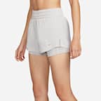 Nike Dri-FIT One Women's Mid-rise 8cm (approx.) 2-in-1 Shorts