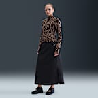 T-shirt Slim Fit a manica lunga Nike Sportswear Chill Knit – Donna