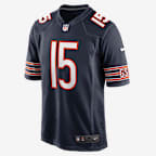 Rome Odunze Chicago Bears Men's Nike NFL Game Jersey - Marine