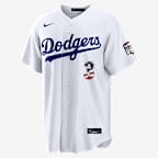 Edwin Díaz Los Angeles Dodgers USA 250 Men's Nike MLB Stadium Jersey - White