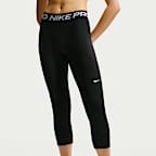 Nike Pro Women's Mid-Rise Crop Leggings