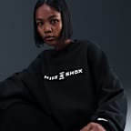 Nike Sportswear Phoenix Fleece Shox Women's Oversized Crew-Neck Sweatshirt