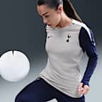 Tottenham Hotspur Strike Nike Dri-FIT Fußball-Oberteil aus Strick (Damen)