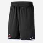 North Caorlina Central Men's Nike College Mesh Shorts - Black/White