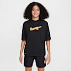 Nike Swim Hydroguard Big Kids' (Boys') Dri-FIT Short-Sleeve Top