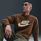 Nike Sportswear Club Men's Graphic Fleece Crew