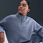 Sudadera oversized con cierre de 1/4 para mujer Nike Sportswear Phoenix Fleece