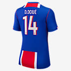 Désiré Doué Paris Saint-Germain 2026/27 Stadium Home Women's Nike Dri-FIT Soccer Jersey - Blue