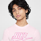 Playera de lucha para niños talla grande Nike Swoosh