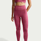 Nike Universa Women's High-Waisted 7/8 Leggings with No Front Seam