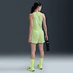 กางเกงวิ่งขาสั้นเอวปานกลางมีซับในผู้หญิง Dri-FIT Nike Tempo