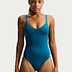 Nike Swim Effortless Essential Women's V-Neck One Piece