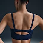 Midkini con cuello en V para mujer Nike Swim Effortless Essential