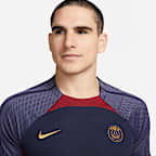 เสื้อฟุตบอลผู้ชายแบบถัก Nike Dri-FIT Paris Saint-Germain Strike