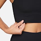 Nike Zenvy Women's Medium-Support Padded Longline Sports Bra