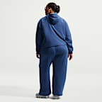 Chamarra con gorro holgada para mujer talla grande UV Nike Sportswear Classic Wovens