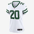 Jersey de fútbol americano Nike de la NFL Game para mujer Breece Hall New York Jets - Blanco