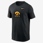 Playera universitaria Nike para hombre Iowa Hawkeyes - Negro