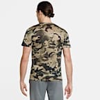 Nike Dri-FIT Trainings-T-Shirt im Camo-Design für Herren