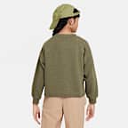 Nike Sportswear Older Kids' (Girls') Dri-FIT Crew-Neck Sweatshirt