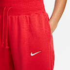 Pants de tiro alto para mujer Nike Sportswear Phoenix Fleece