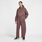 나이키 스포츠웨어 여성 루즈 미드라이즈 플리스 트라우저