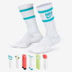 Nike Everyday Kids' Cushioned Crew Socks (6 Pairs) - Multi-Color