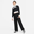 Nike Sportswear Club Fleece 女款中腰寬褲管運動褲