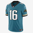 Trevor Lawrence Jacksonville Jaguars Men's Nike Dri-FIT NFL Limited Football Jersey - Teal