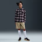 Nike SB Big Kids' Long-Sleeve Button Down Shirt
