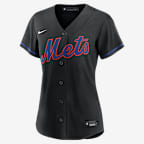 Juan Soto New York Mets Women's Nike MLB Replica Jersey - Black