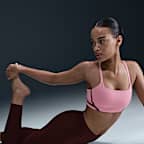 Bra deportivo de baja sujeción con forro ligero para mujer Nike One Convertible