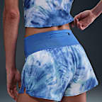 Boardshort de tiro alto para mujer Nike Swim