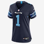 Cameron Ward Tennessee Titans Rivalries Collection Women's Nike NFL Game Jersey - Navy
