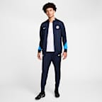 Survêtement de foot en maille à capuche Nike Dri-FIT Chelsea FC Strike pour homme