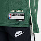 Maglia Milwaukee Bucks 2023/24 Icon Edition Swingman Nike NBA – Ragazzo/a