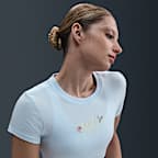 Playera con estampado slim para mujer Nike Sportswear Chill Knit