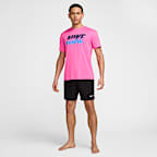 Playera de manga corta para hombre Nike Swim Hydroguard